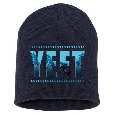 Yeet Design Short Acrylic Beanie