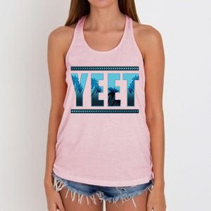 Yeet Design Women's Knotted Racerback Tank