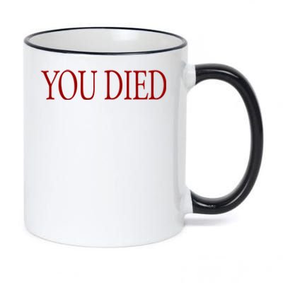 You Died! 11oz Black Color Changing Mug