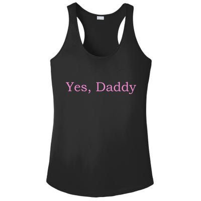 Yes Daddy Ladies PosiCharge Competitor Racerback Tank