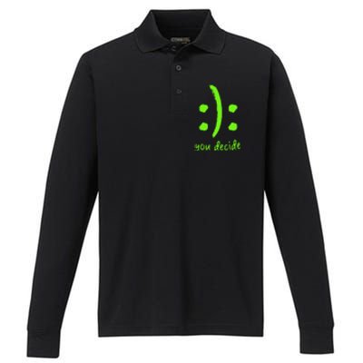 You Decide Performance Long Sleeve Polo