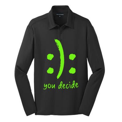 You Decide Silk Touch Performance Long Sleeve Polo