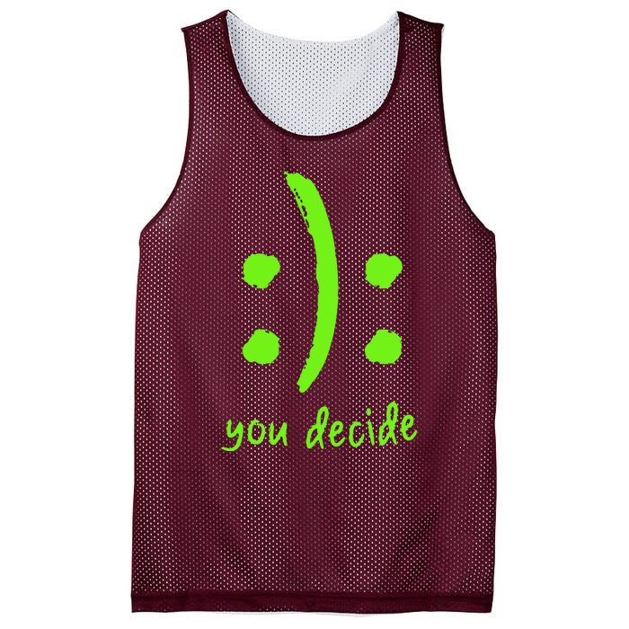 You Decide Mesh Reversible Basketball Jersey Tank