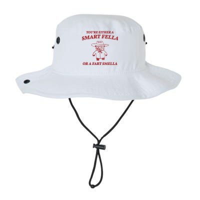 Youre Either A Smart Fella Or A Fart Smella Funny Bucket Hat