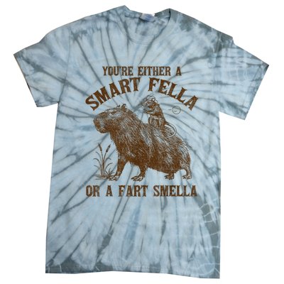 YouRe Either A Smart Fella Or A Fart Smella Tie-Dye T-Shirt