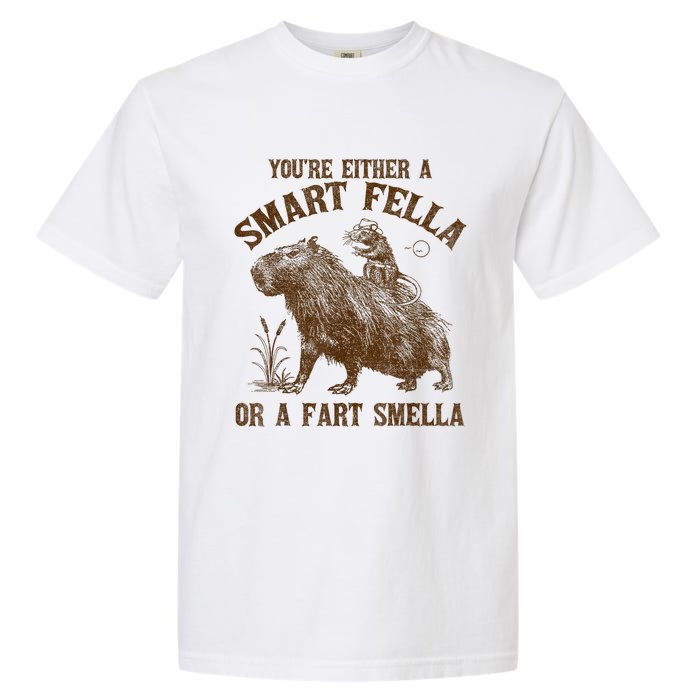 YouRe Either A Smart Fella Or A Fart Smella Garment-Dyed Heavyweight T-Shirt