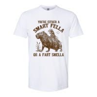 YouRe Either A Smart Fella Or A Fart Smella Softstyle CVC T-Shirt