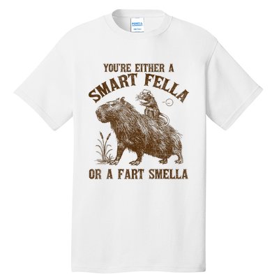 YouRe Either A Smart Fella Or A Fart Smella Tall T-Shirt