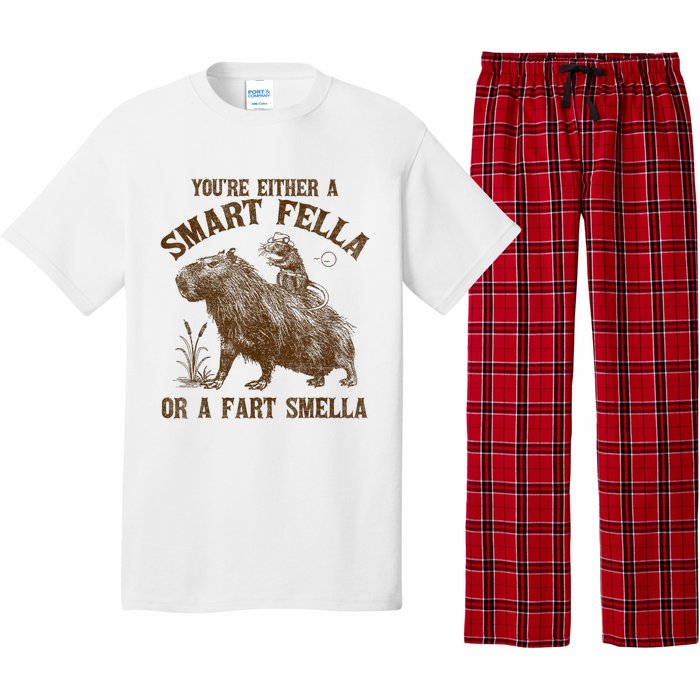 YouRe Either A Smart Fella Or A Fart Smella Pajama Set