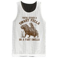 YouRe Either A Smart Fella Or A Fart Smella Mesh Reversible Basketball Jersey Tank