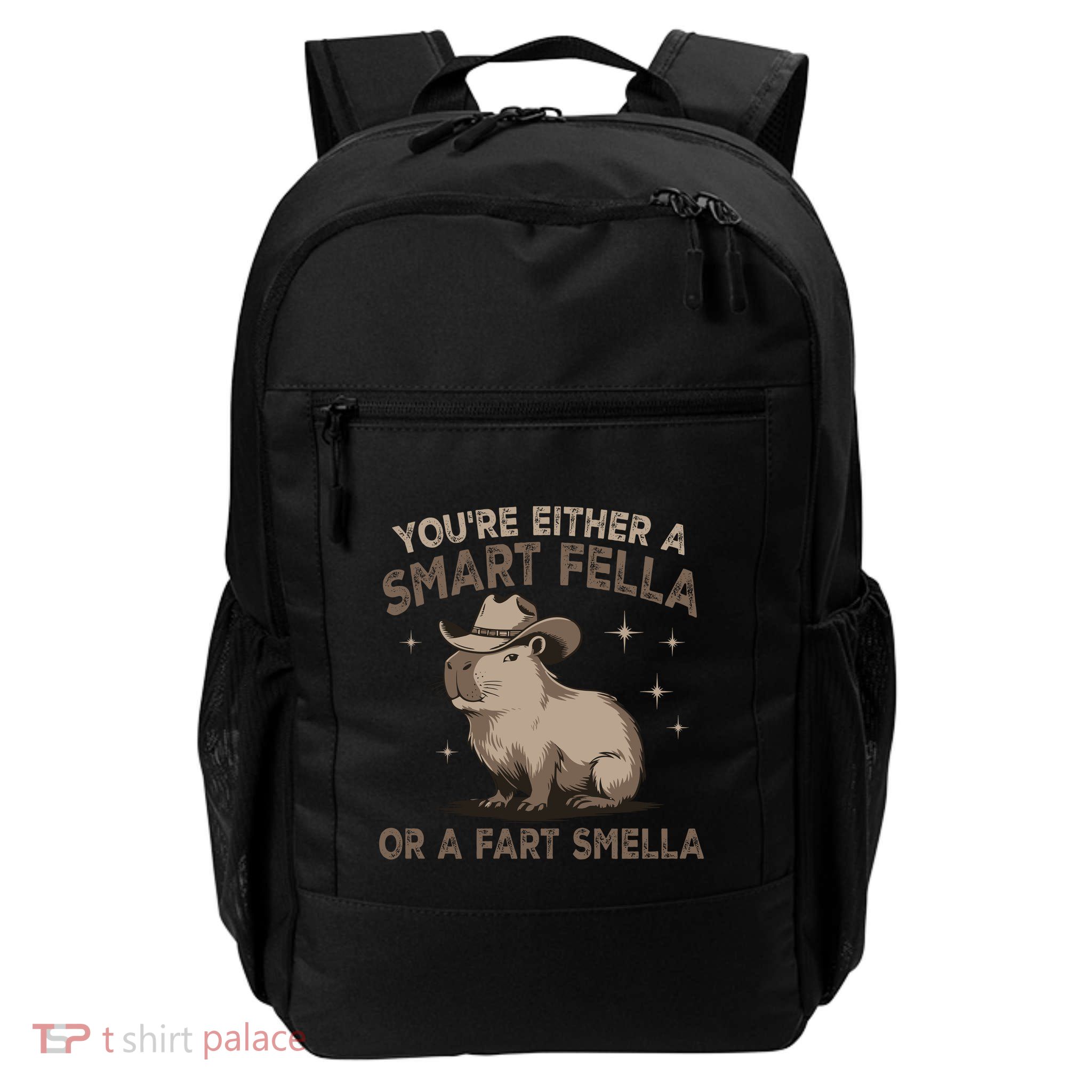YouRe Either A Smart Fella Or A Fart Smella Backpack
