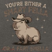 YouRe Either A Smart Fella Or A Fart Smella Cotton Canvas Backpack
