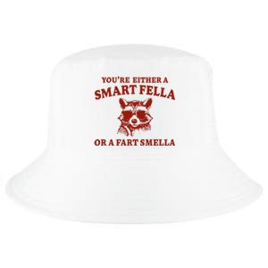 Youre Either A Smart Fella Or A Fart Smella Funny Cool Comfort Performance Bucket Hat