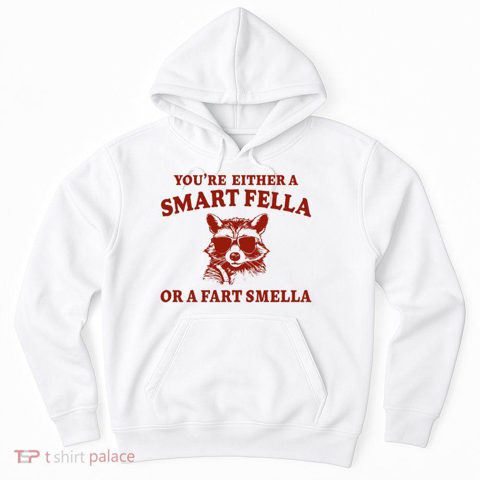 Youre Either A Smart Fella Or A Fart Smella Funny Hoodie