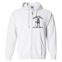 YouRe Either A Smart Fella Or A Fart Smella Vintage Frog Full Zip Hoodie