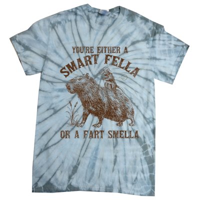 YouRe Either A Smart Fella Or A Fart Smella Tie-Dye T-Shirt