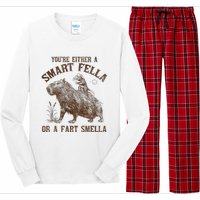 YouRe Either A Smart Fella Or A Fart Smella Long Sleeve Pajama Set