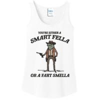 YouRe Either A Smart Fella Or A Fart Smella Vintage Frog Ladies Essential Tank