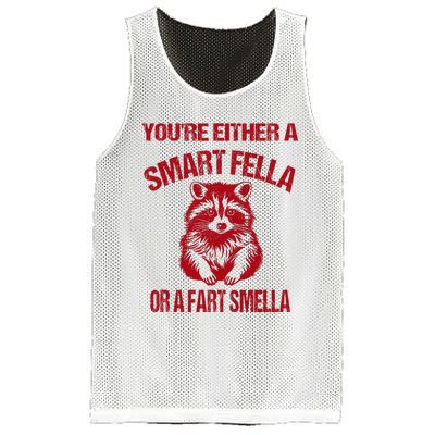 YouRe Either A Smart Fella Or A Fart Smella Mesh Reversible Basketball Jersey Tank