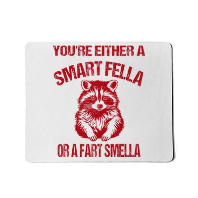 YouRe Either A Smart Fella Or A Fart Smella Mousepad