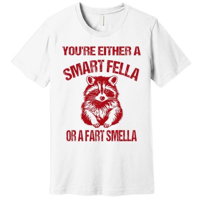 YouRe Either A Smart Fella Or A Fart Smella Premium T-Shirt