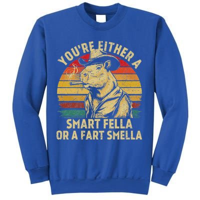YouRe Either A Smart Fella Or A Fart Smella Sweatshirt