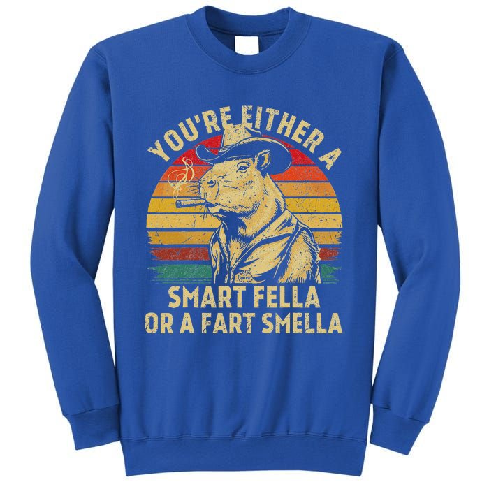 YouRe Either A Smart Fella Or A Fart Smella Sweatshirt