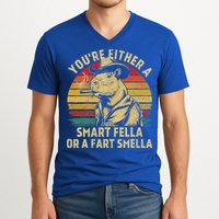 YouRe Either A Smart Fella Or A Fart Smella V-Neck T-Shirt