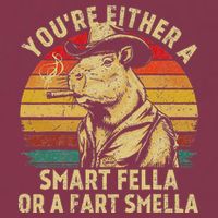 YouRe Either A Smart Fella Or A Fart Smella 16oz Travel Tumbler