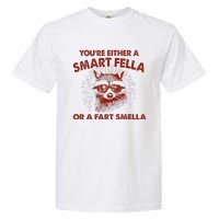 YouRe Either A Smart Fella Or Fart Smella Raccoon Garment-Dyed Heavyweight T-Shirt