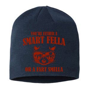 YouRe Either A Smart Fella Or A Fart Smella Sustainable Beanie