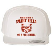 YouRe Either A Smart Fella Or A Fart Smella Wool Snapback Cap