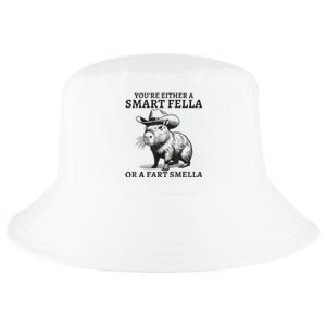 YouRe Either A Smart Fella Or A Fart Smella Funny Sarcastic Cool Comfort Performance Bucket Hat