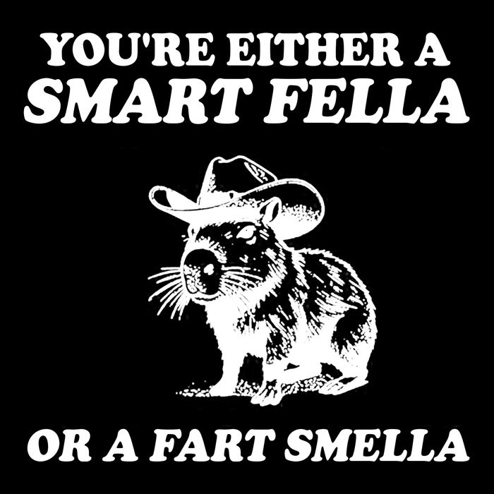 Youre Either A Smart Fella Or A Fart Smella Funny 7-Panel Snapback Hat