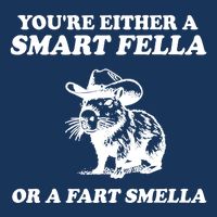 Youre Either A Smart Fella Or A Fart Smella Funny Infant Baby Jersey Bodysuit