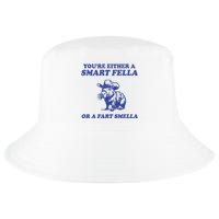 Youre Either A Smart Fella Or A Fart Smella Funny Cool Comfort Performance Bucket Hat