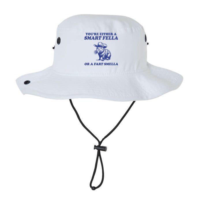 Youre Either A Smart Fella Or A Fart Smella Funny Bucket Hat