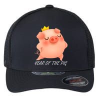 Year Of The Pig Chinese Zodiac Flexfit Unipanel Trucker Cap