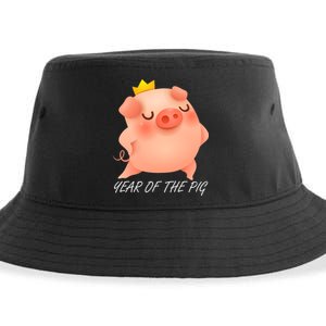 Year Of The Pig Chinese Zodiac Sustainable Bucket Hat