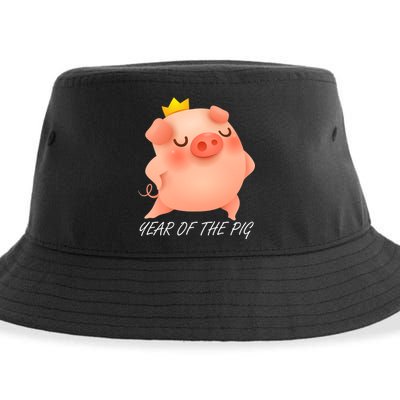 Year Of The Pig Chinese Zodiac Sustainable Bucket Hat