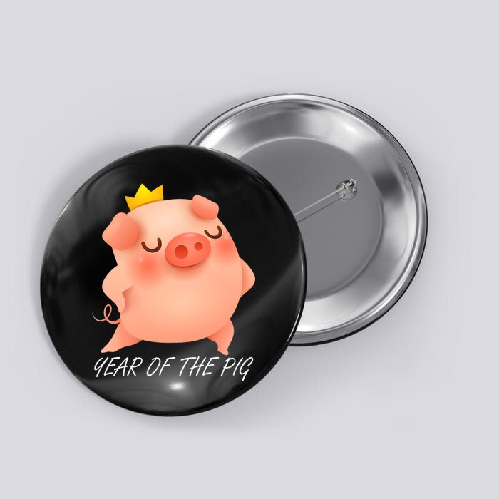 Year Of The Pig Chinese Zodiac Button