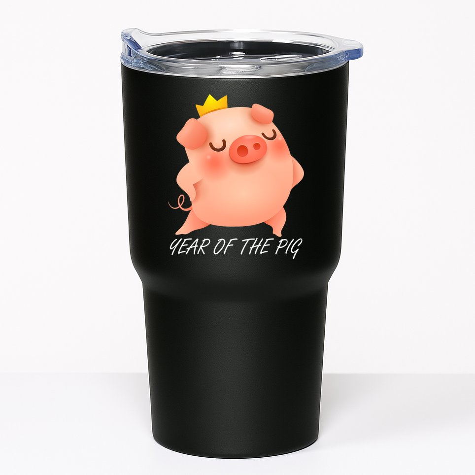 Year Of The Pig Chinese Zodiac Tumbler