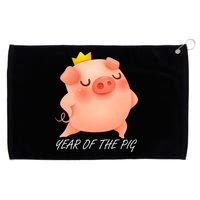 Year Of The Pig Chinese Zodiac Grommeted Golf Towel