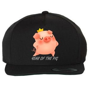 Year Of The Pig Chinese Zodiac Wool Snapback Cap