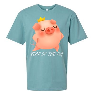 Year Of The Pig Chinese Zodiac Sueded Cloud Jersey T-Shirt