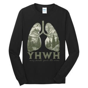 Yhwh Every Breath Speaks His Name Tall Long Sleeve T-Shirt