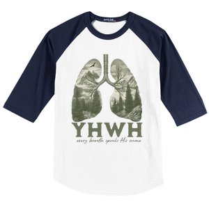 Yhwh Every Breath Speaks His Name Baseball Sleeve Shirt