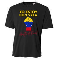 Yo Estoy Con Venezuela Hasta El Final Venezuela Libre Fist Cooling Performance Crew T-Shirt