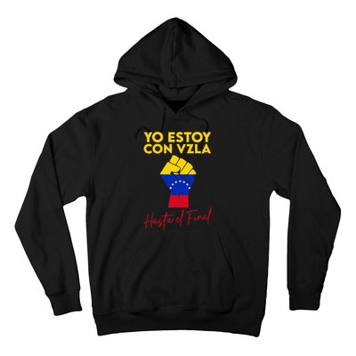 Yo Estoy Con Venezuela Hasta El Final Venezuela Libre Fist Hoodie