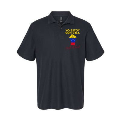 Yo Estoy Con Venezuela Hasta El Final Venezuela Libre Fist Softstyle Adult Sport Polo